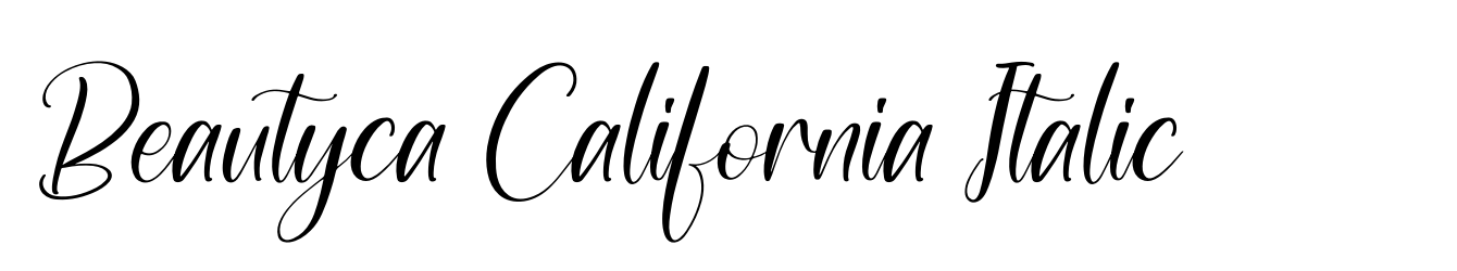 Beautyca California Italic